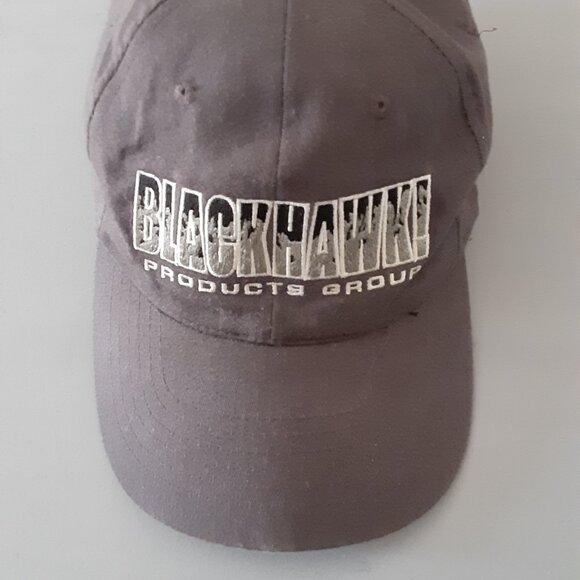 BLACKHAWK! Baseball Cap * Dark Gray * EUC * Y2K * SHOT Show * 2000 * - Picture 5 of 7
